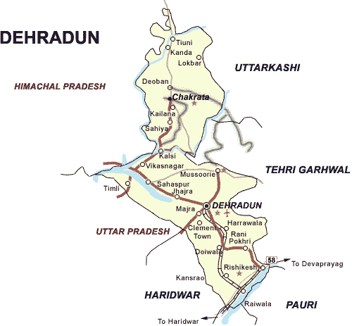 A Route Map to Dehradun District